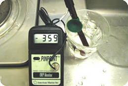 還元電位-359mvを確認